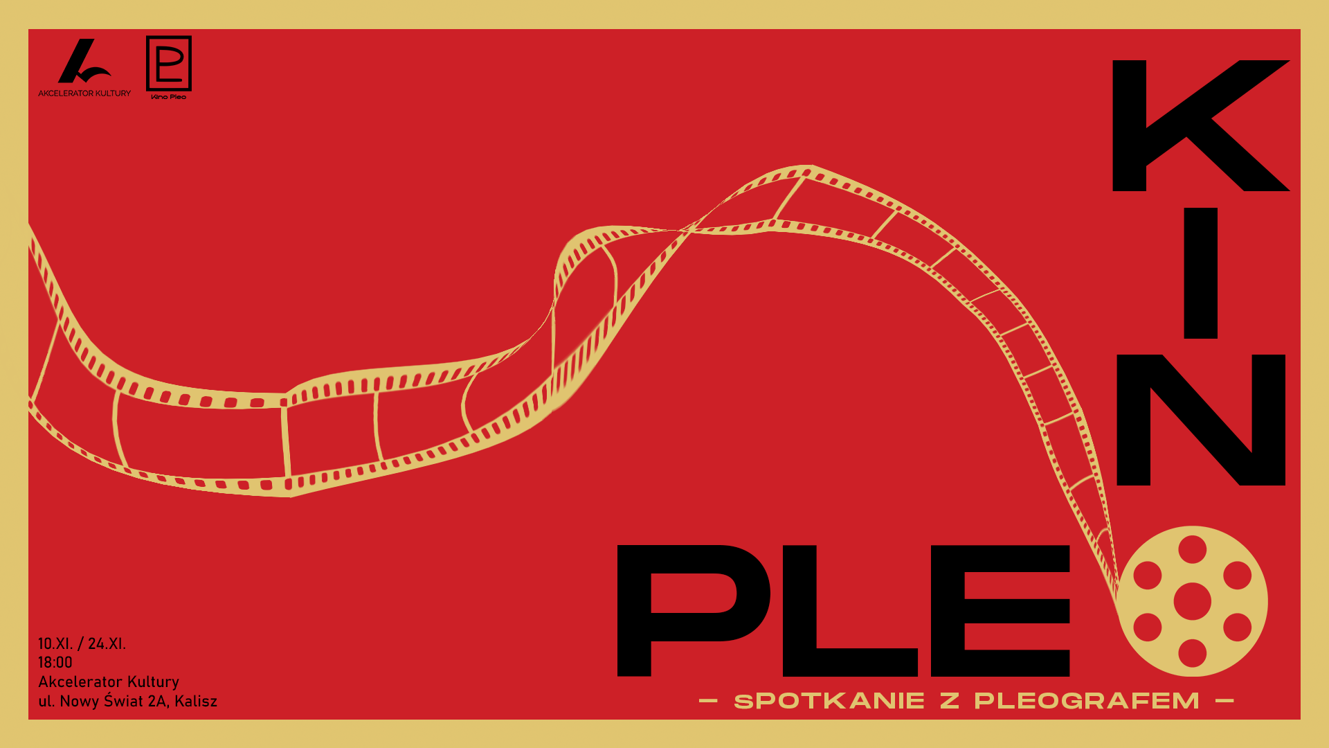 Kino Pleo - Spotkanie z Pleografem - LISTOPAD