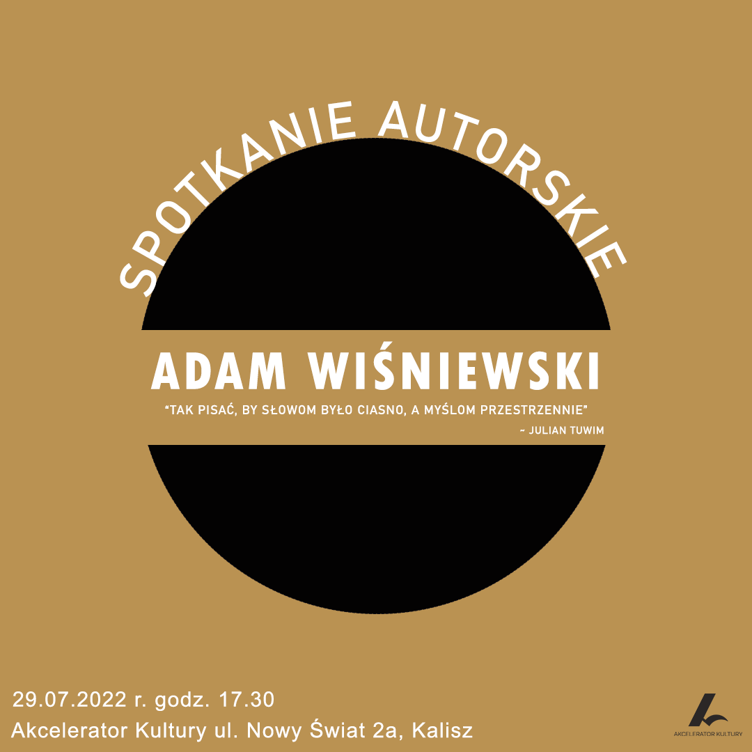 Spotkanie autorskie z Adamem Wiśniewskim